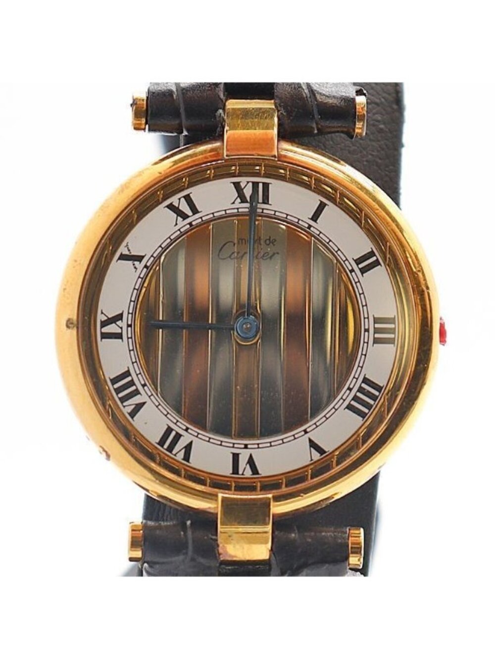 Cartier Must Vendome Vermeil Trinity Dial Watch